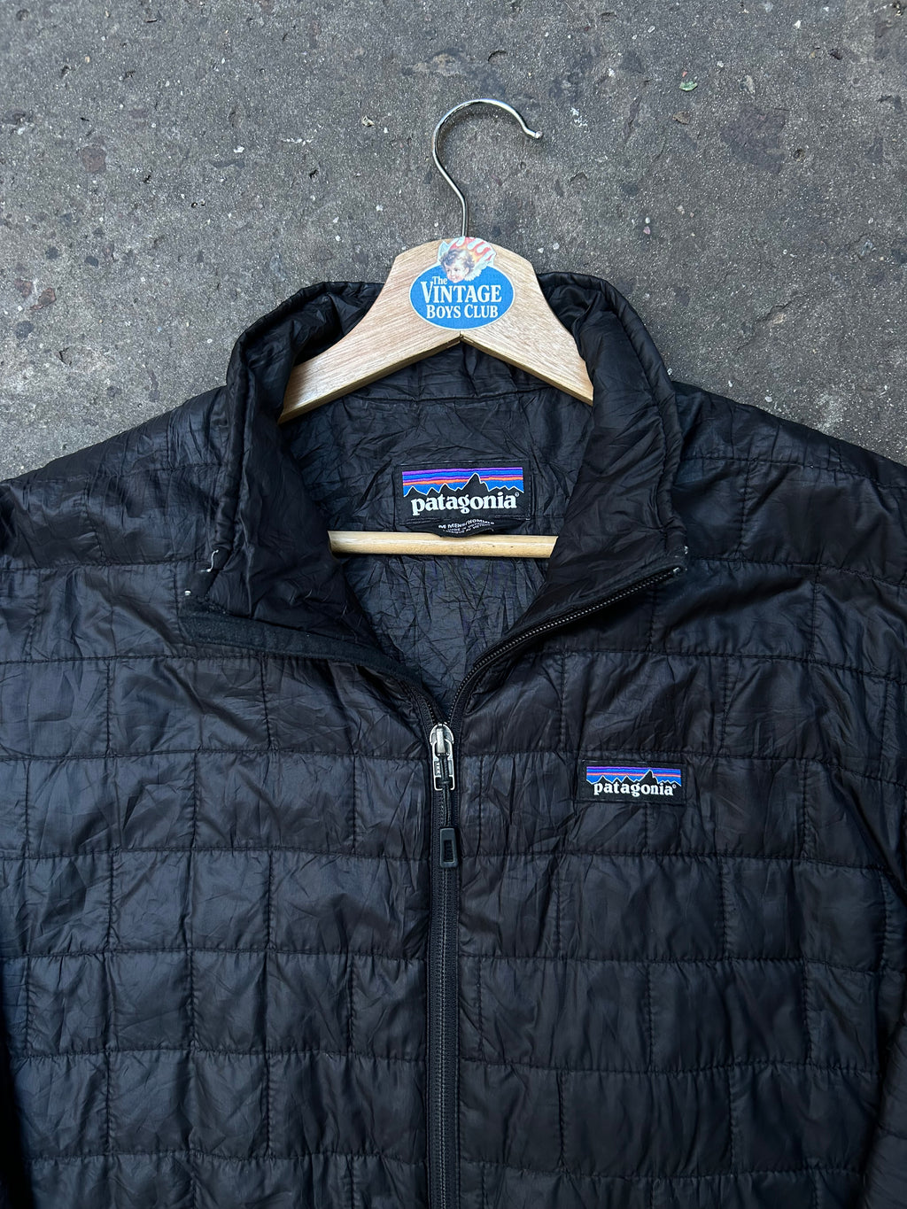 Campera Puffer Patagonia Negra Original
