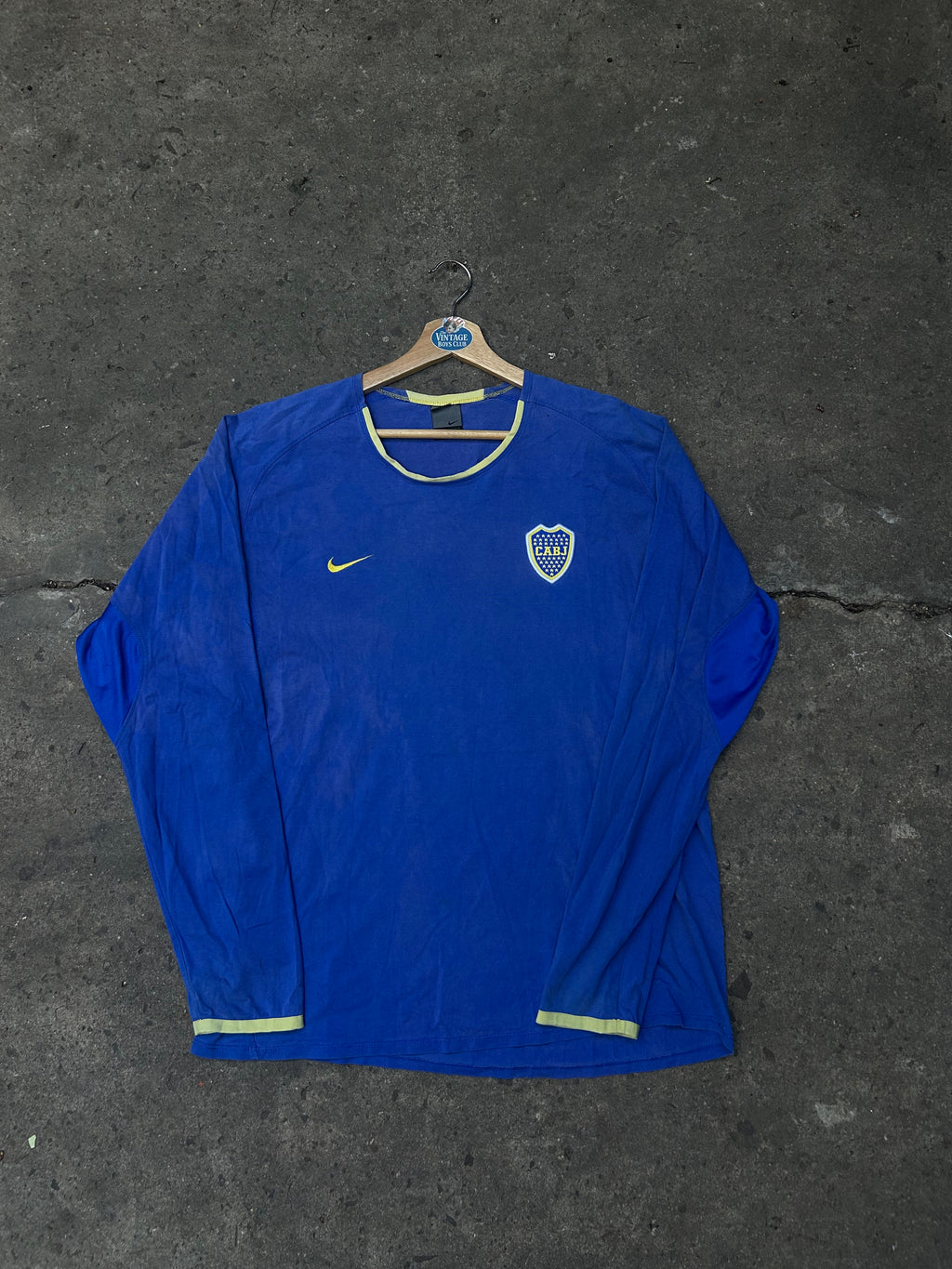Camiseta Boca 2003 De Entrenamiento manga larga Original