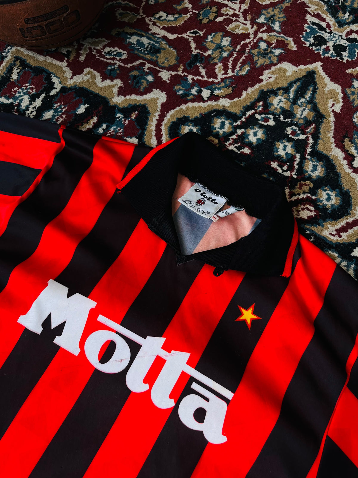 Camiseta Milan Lotto 93' Manga Larga Original