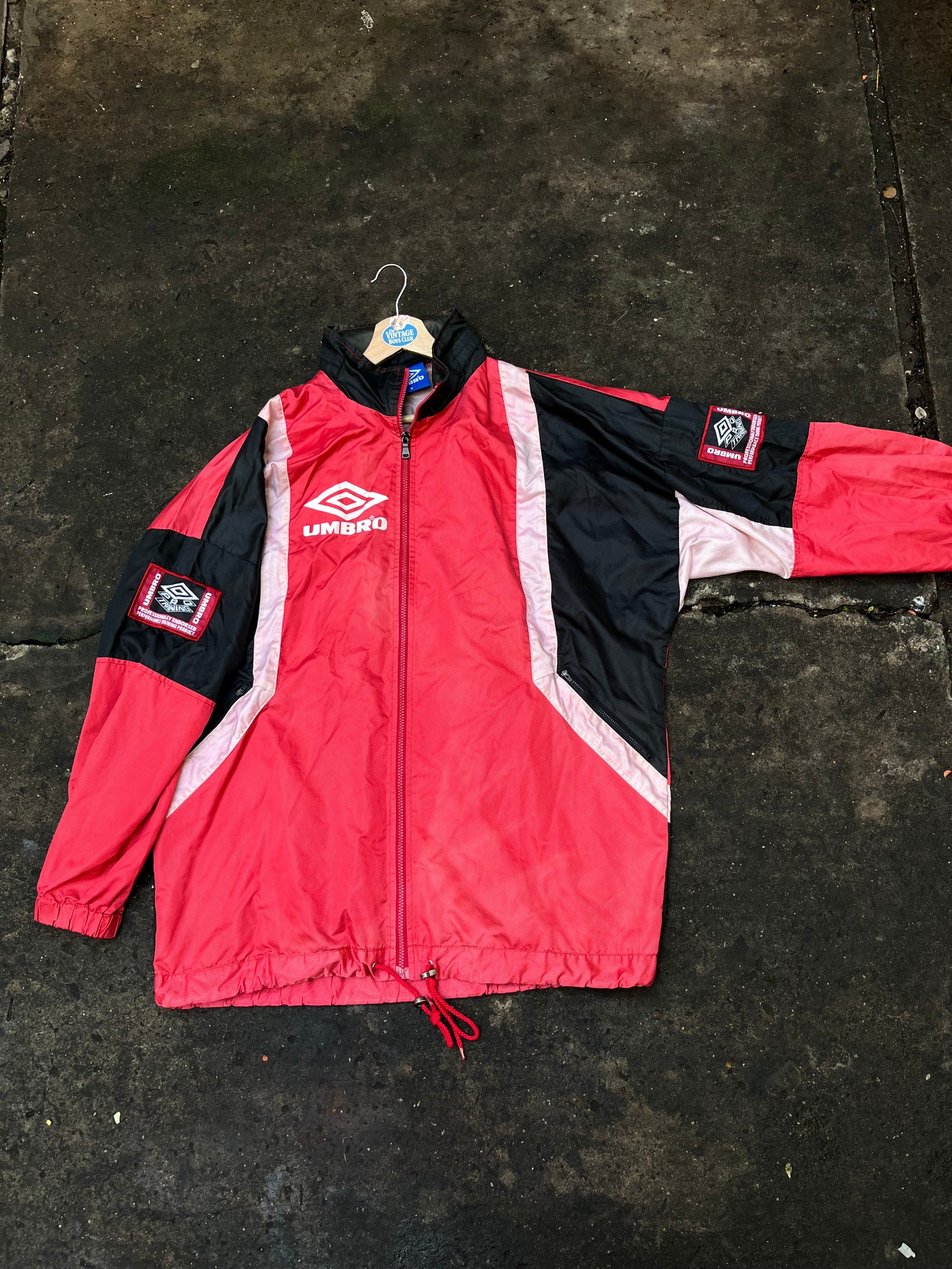 Campera Umbro Big Logo Rompeviento Vintage Original