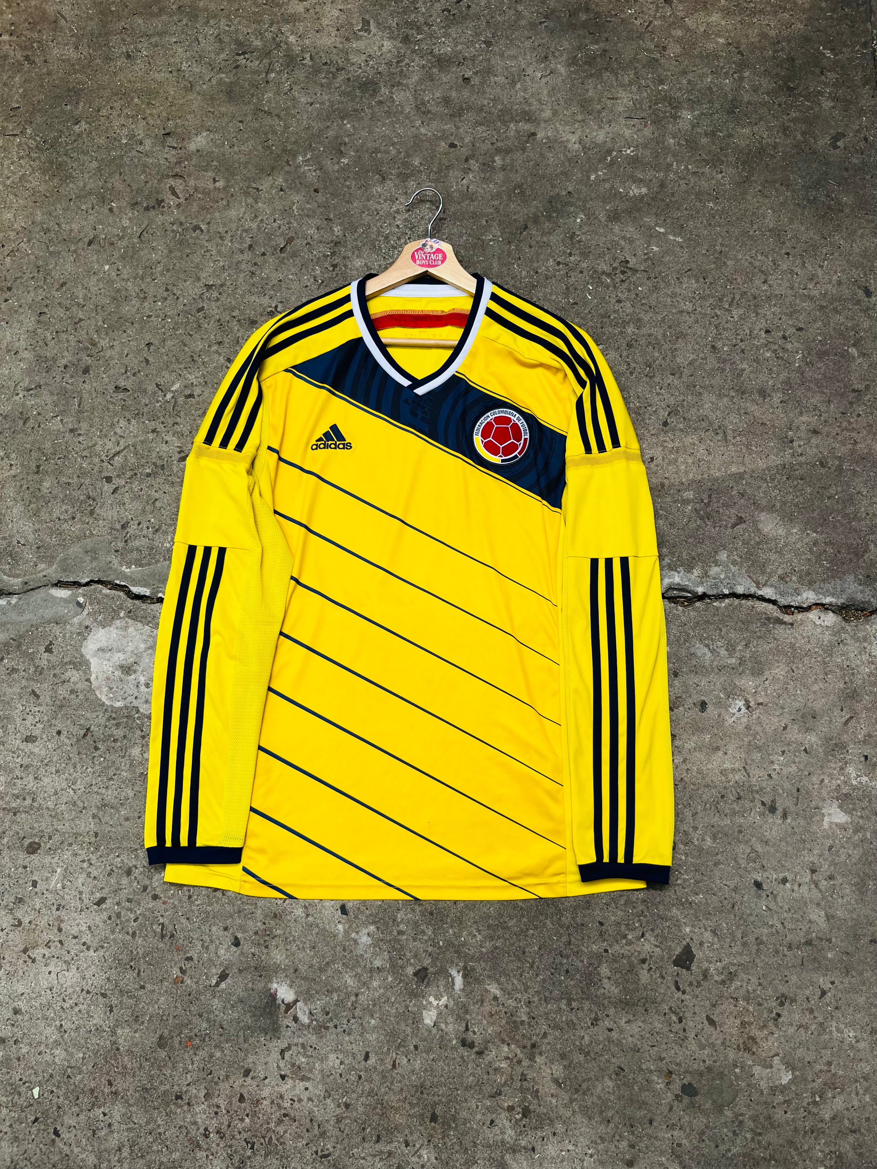 Camiseta Colombia 2014 Manga Larga Original
