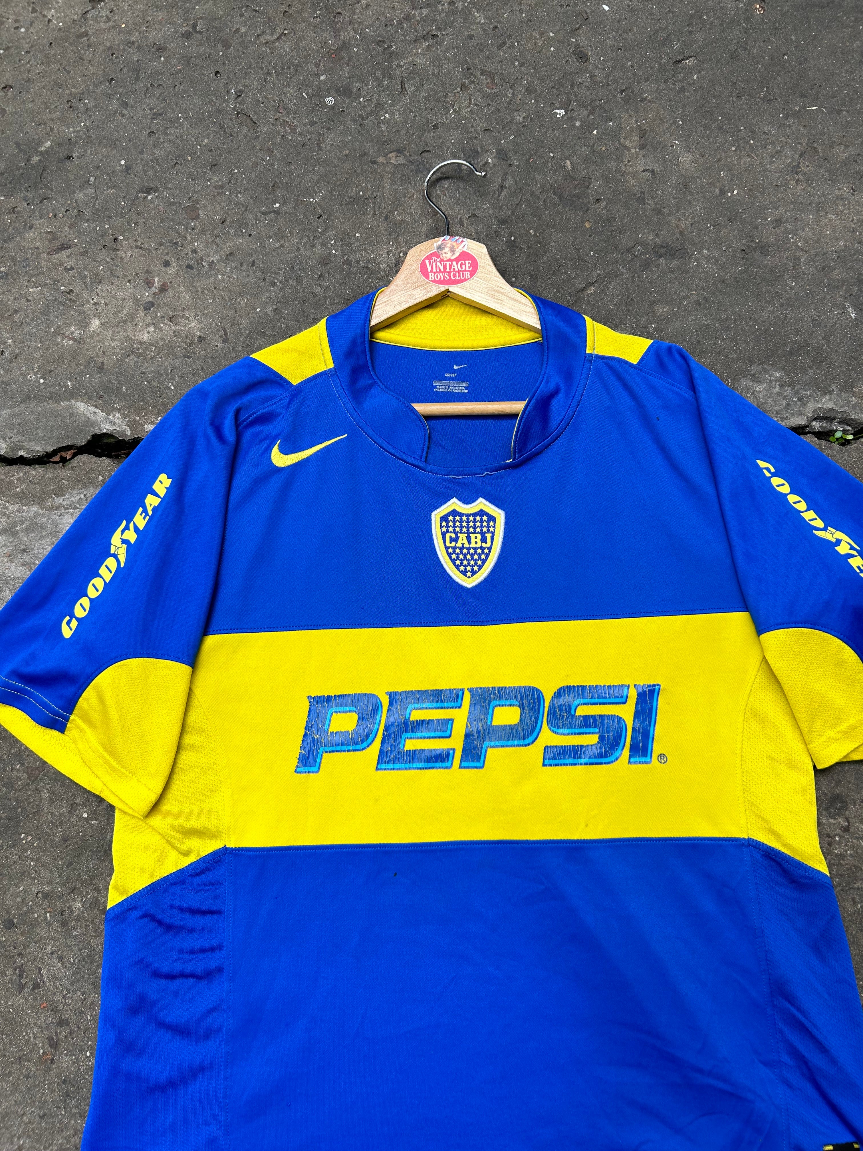 Camiseta Boca 2005 Pepsi Títular Original