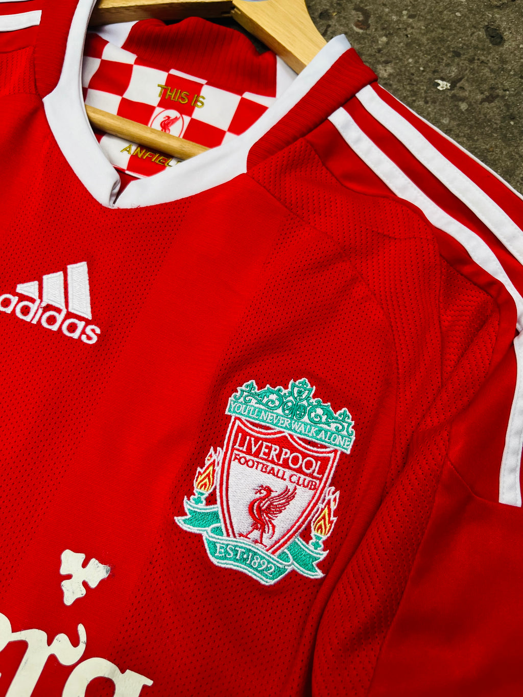 Camiseta Liverpool 2008 de Gerrard Original