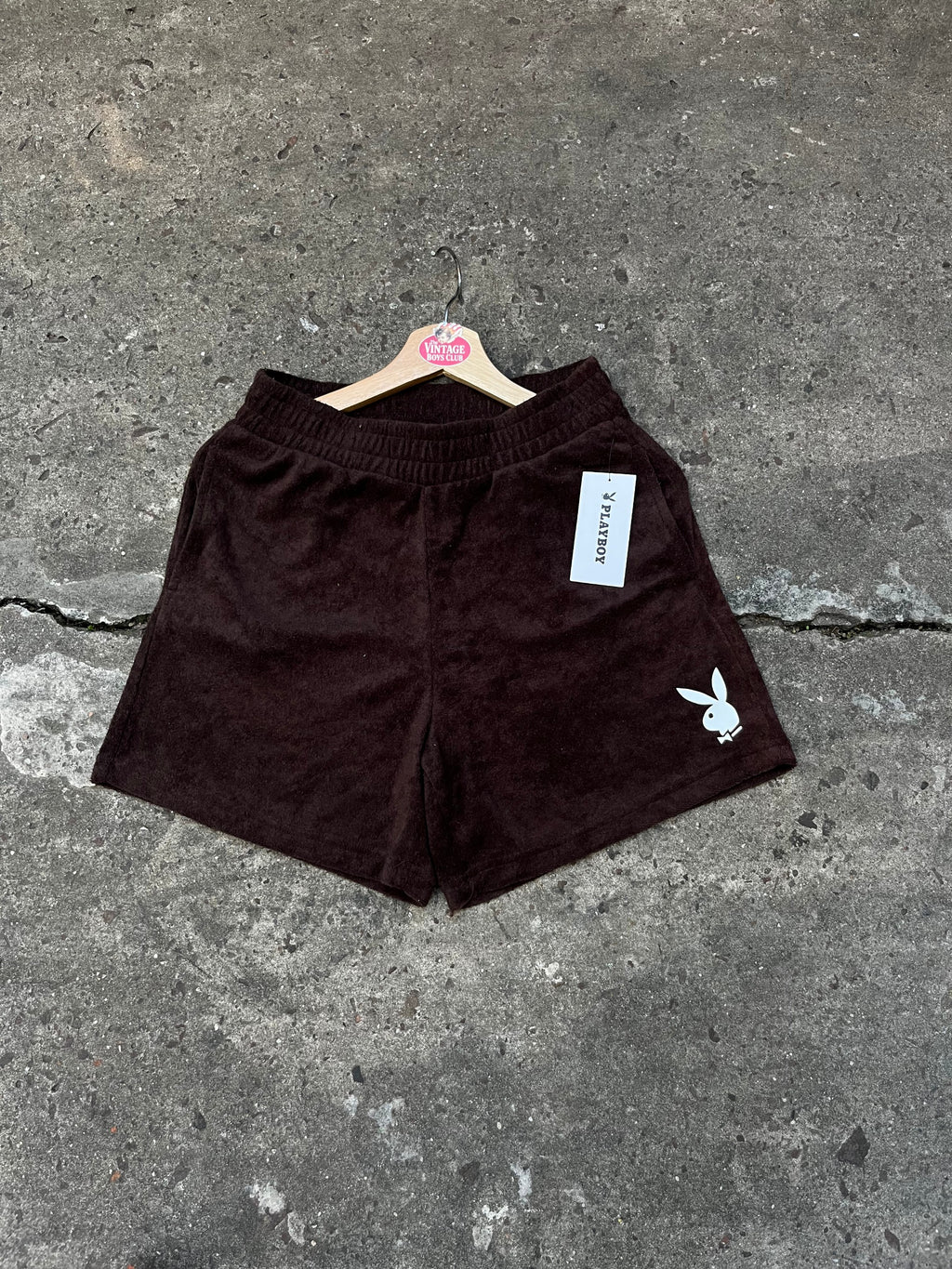 Short Playboy de Peluche Original nuevo con etiqueta