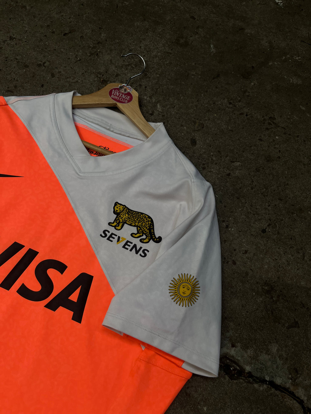 Camiseta Los Pumas Versión Jugador Naranja Original