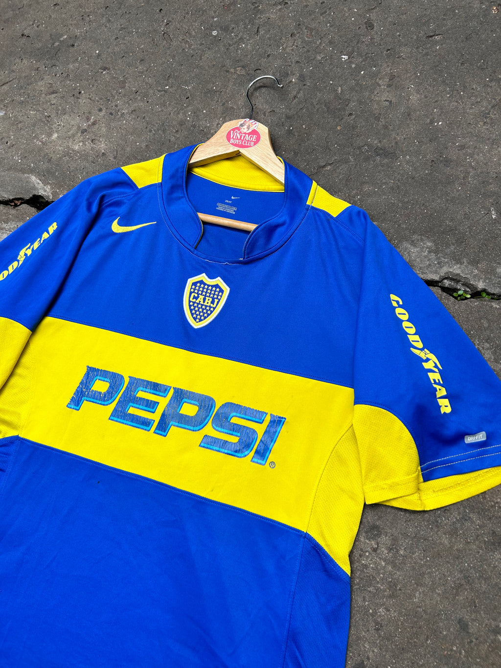 Camiseta Boca 2005 Pepsi Títular Original