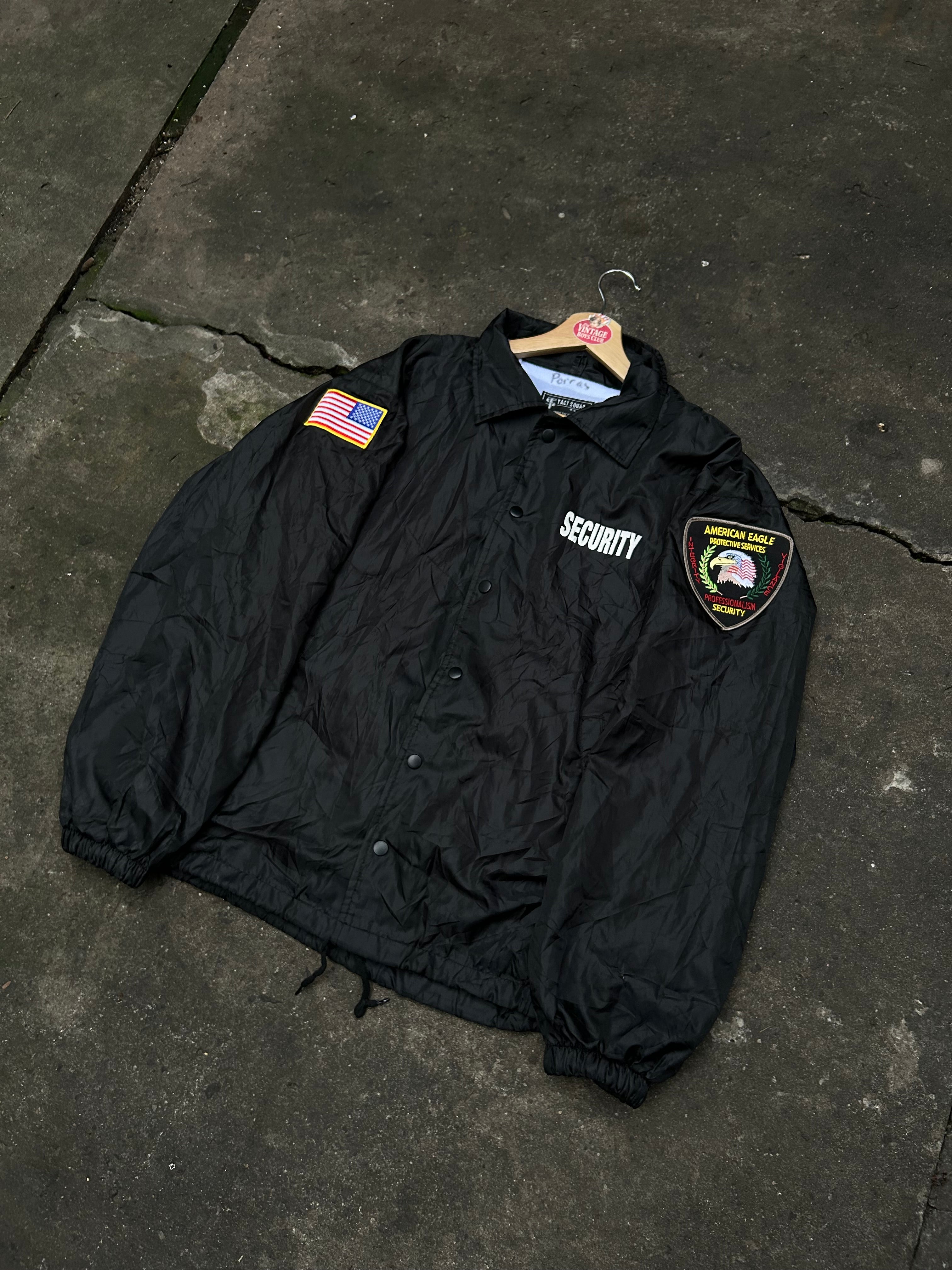Campera Seguridad de Estados Unidos Rompeviento Original