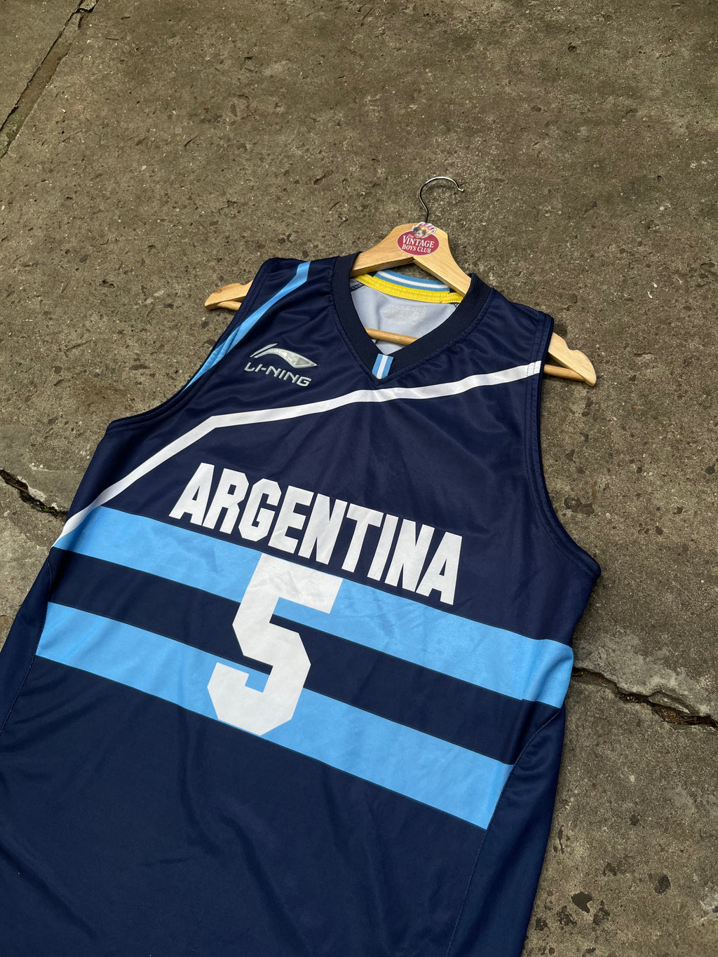 Camiseta Argentina Básquet Li-ning de Ginobili