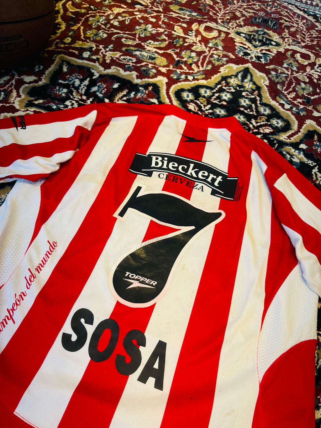 Camiseta Estudiantes 2007 De Juego del Principito Sosa Autografiada