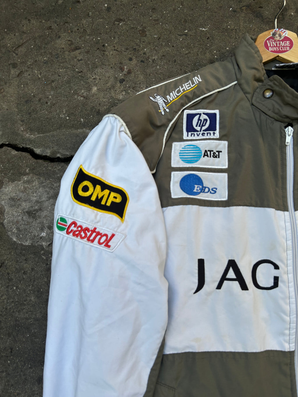 Campera Jaguar Racing Vintage