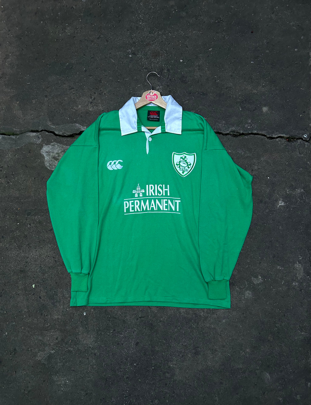 Camiseta Irlanda Canterbury 2001 Manga Larga Original