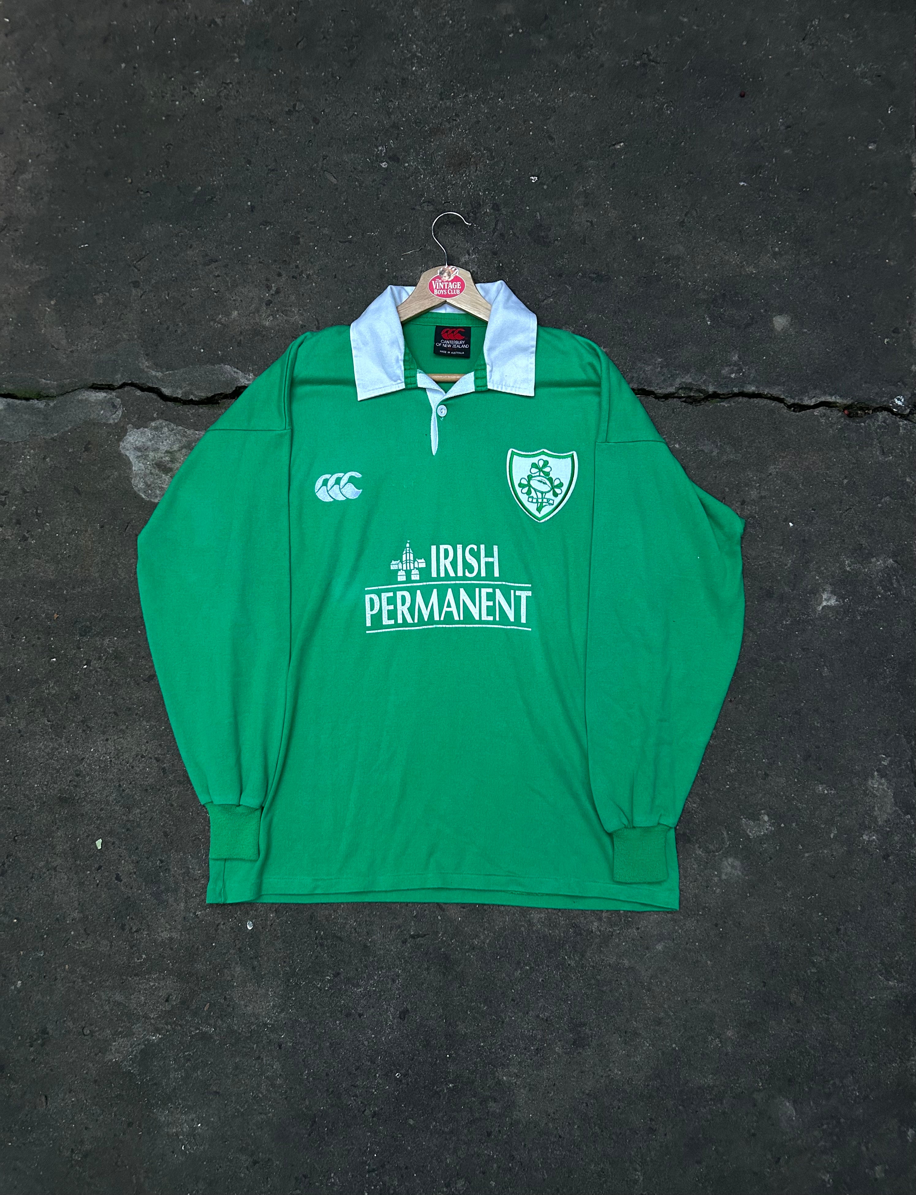 Camiseta Irlanda Canterbury 2001 Manga Larga Original