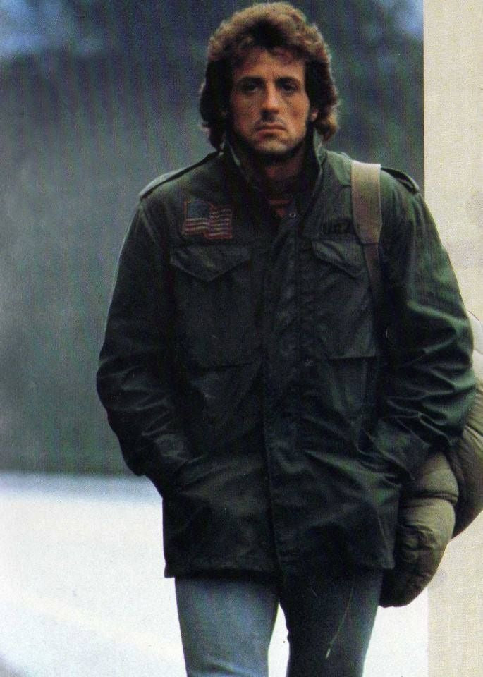 Campera M-65 del Ejercicio Militar USA 1982 Original