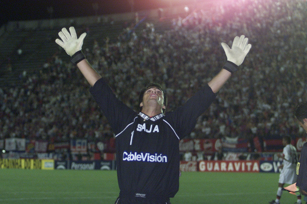 Camiseta San Lorenzo 2001 de Saja Uhlsport de Juego